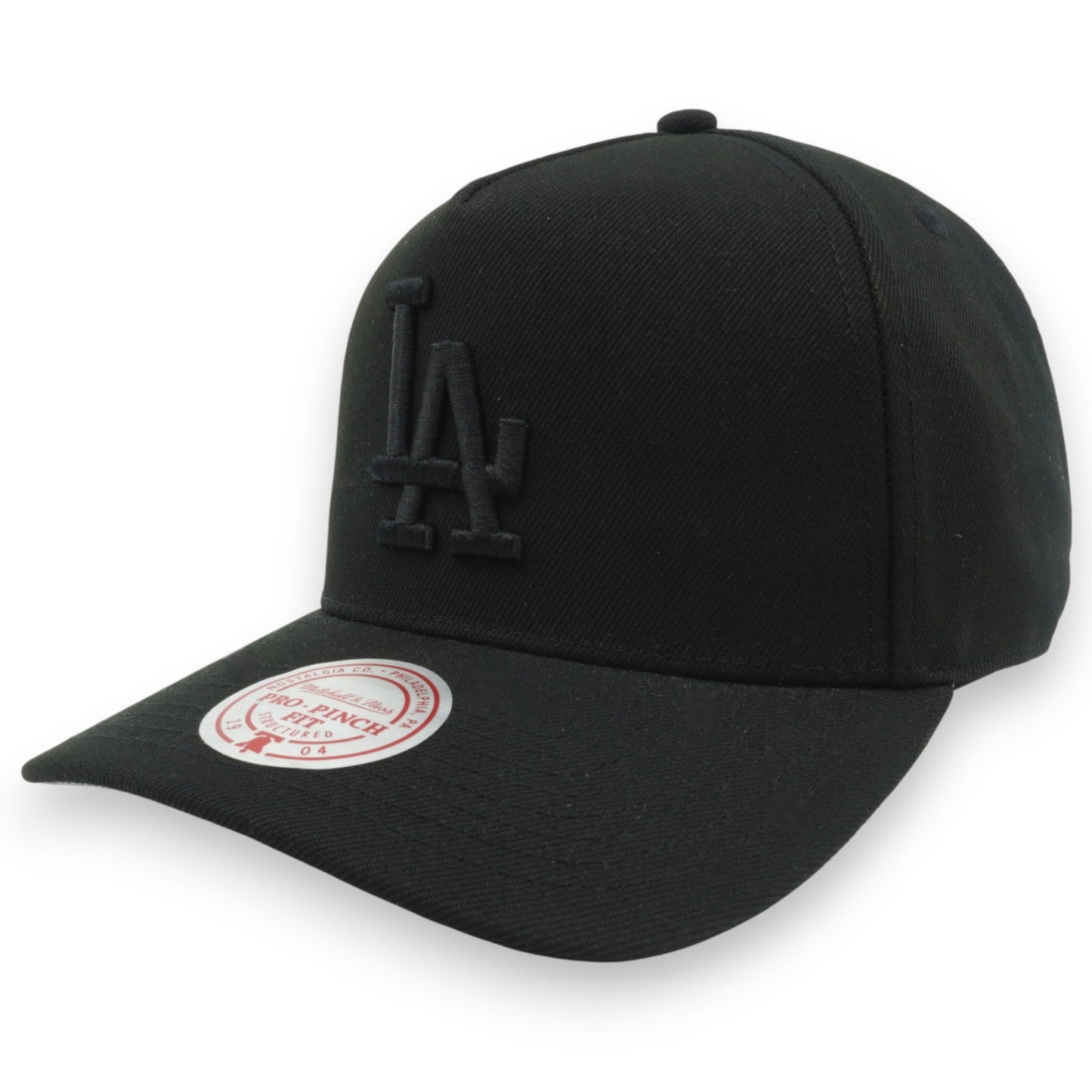 Men's Mitchell & Ness MLB Raised Up Pro Pinch Snapback Dodgers - Black