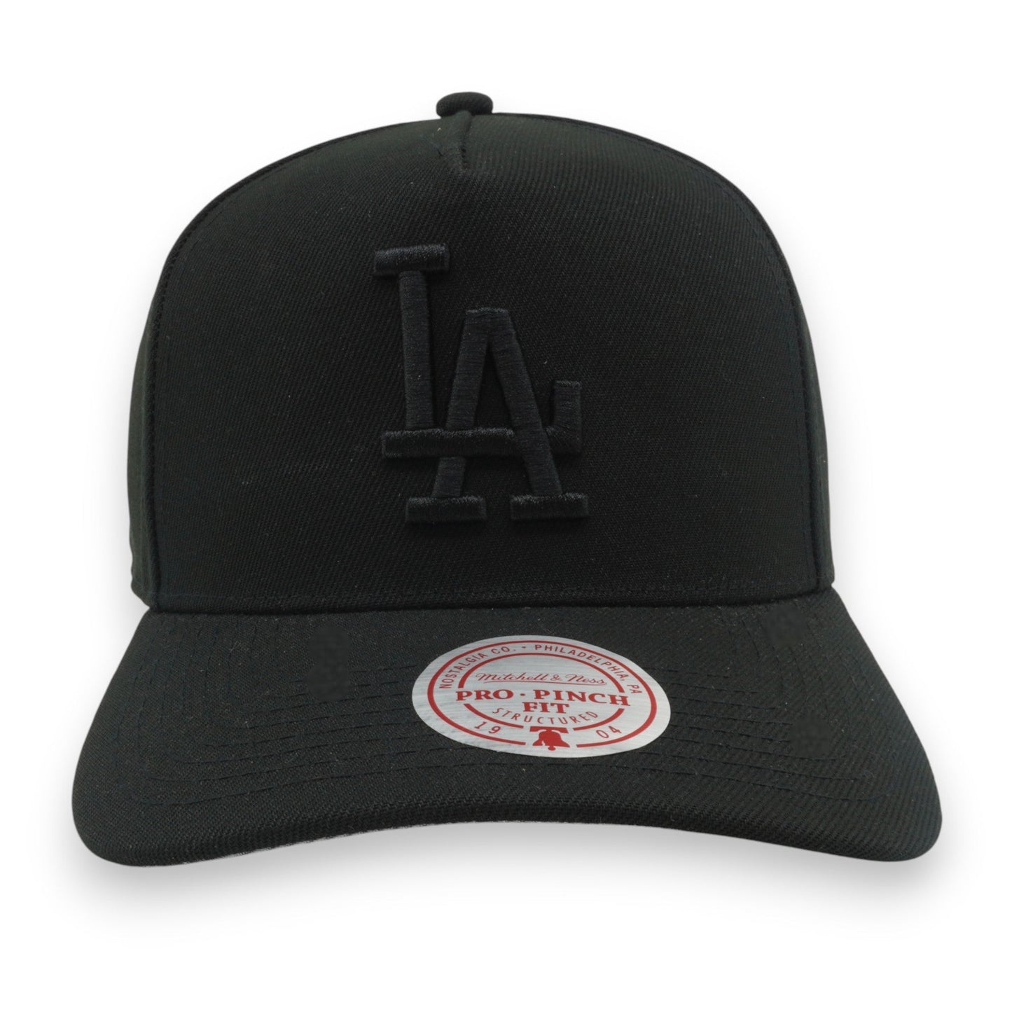 Men's Mitchell & Ness MLB Raised Up Pro Pinch Snapback Dodgers - Black