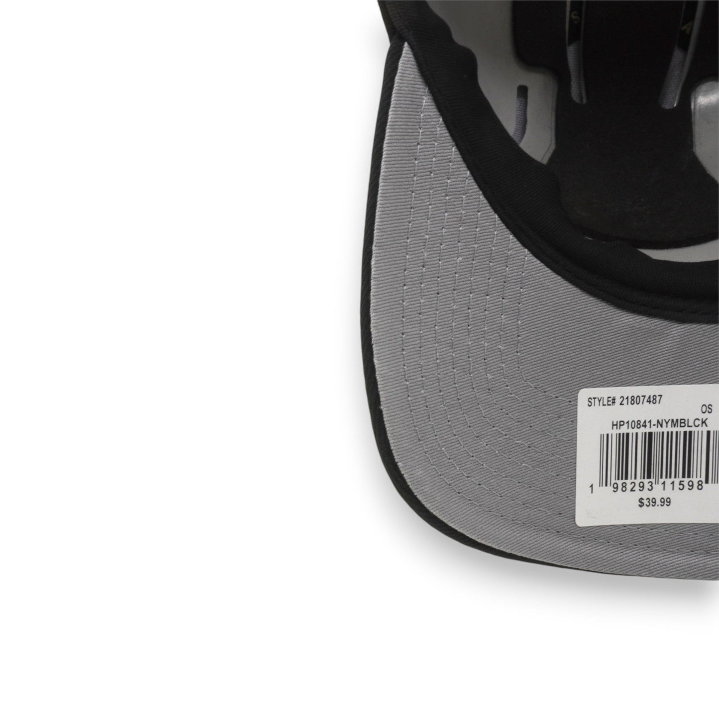 Men's Mitchell & Ness MLB Raised Up Pro Pinch Snapback Mets - Black