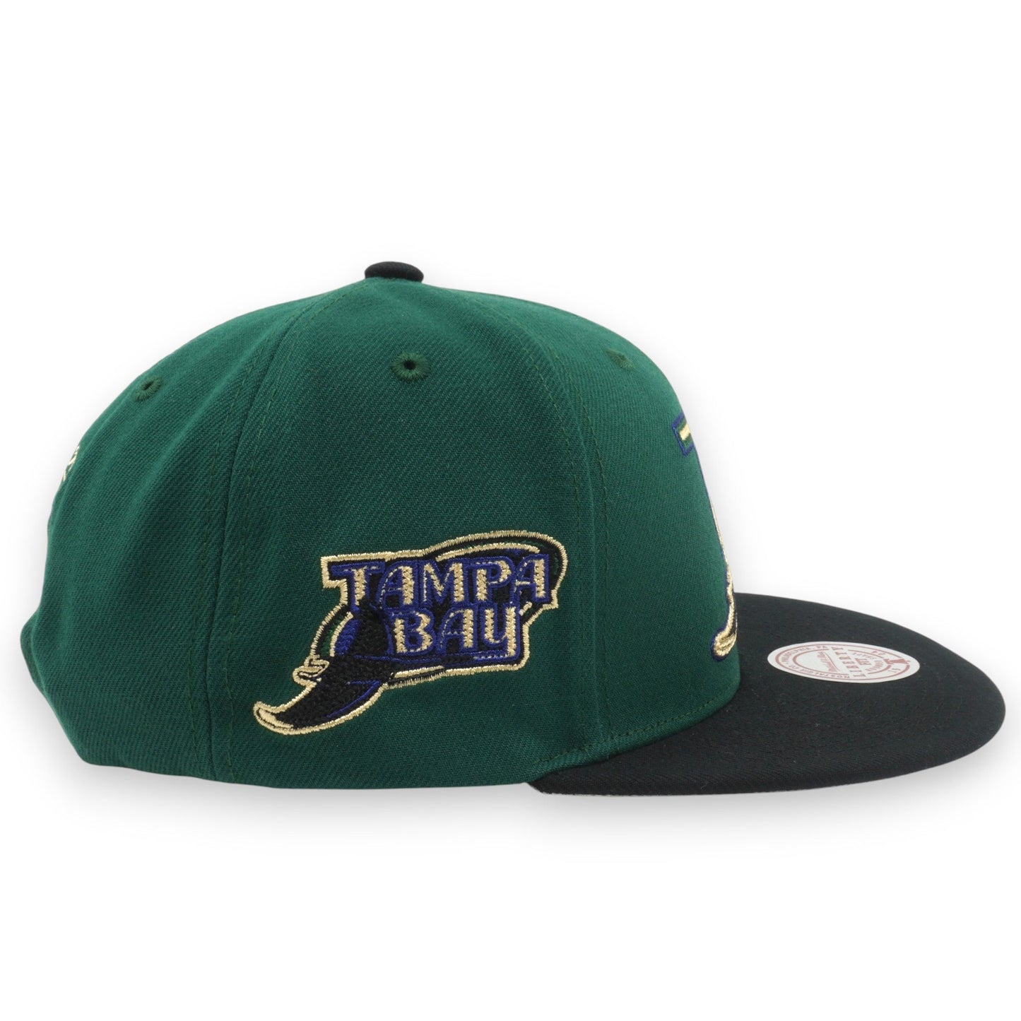 Men's Mitchell & Ness MLB Jump Off Snapback Coop Rays - Green