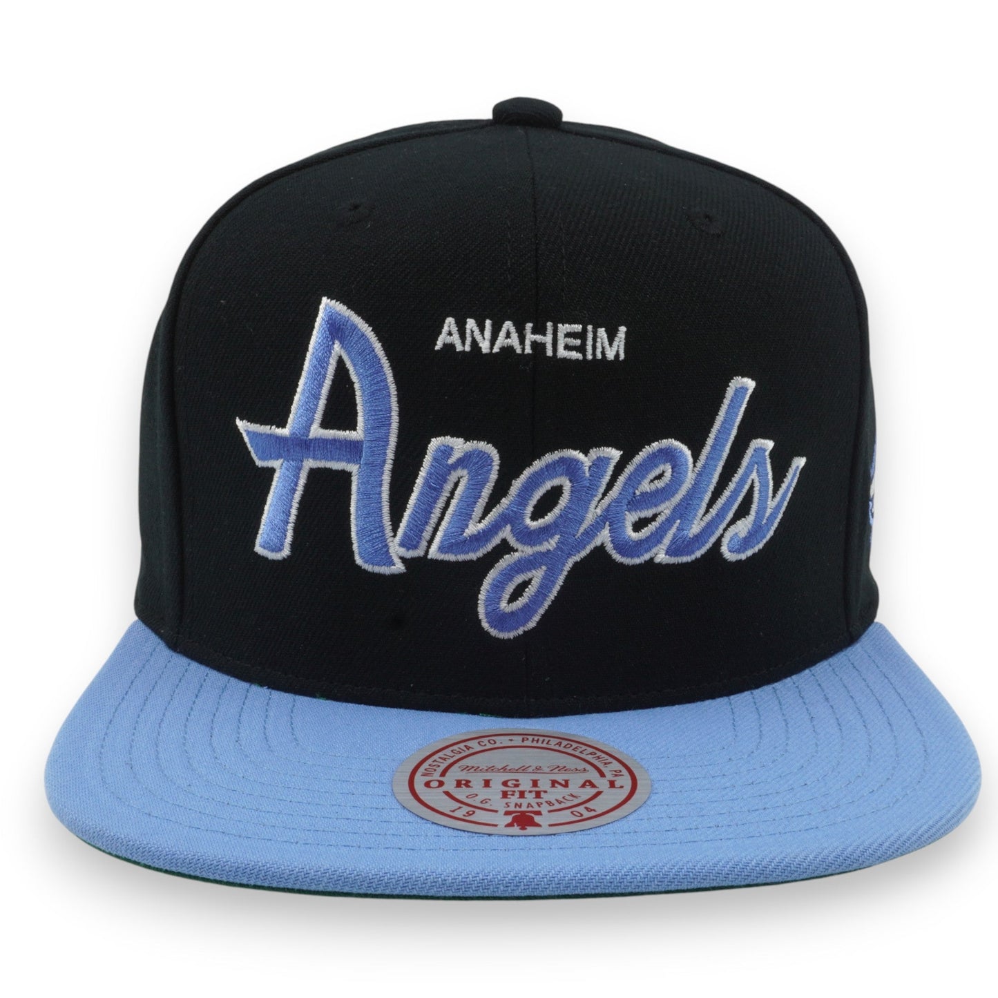 Men's Mitchell & Ness MLB Evergreen Script Snapback Coop Angels