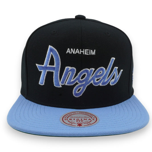 Men's Mitchell & Ness MLB Evergreen Script Snapback Coop Angels
