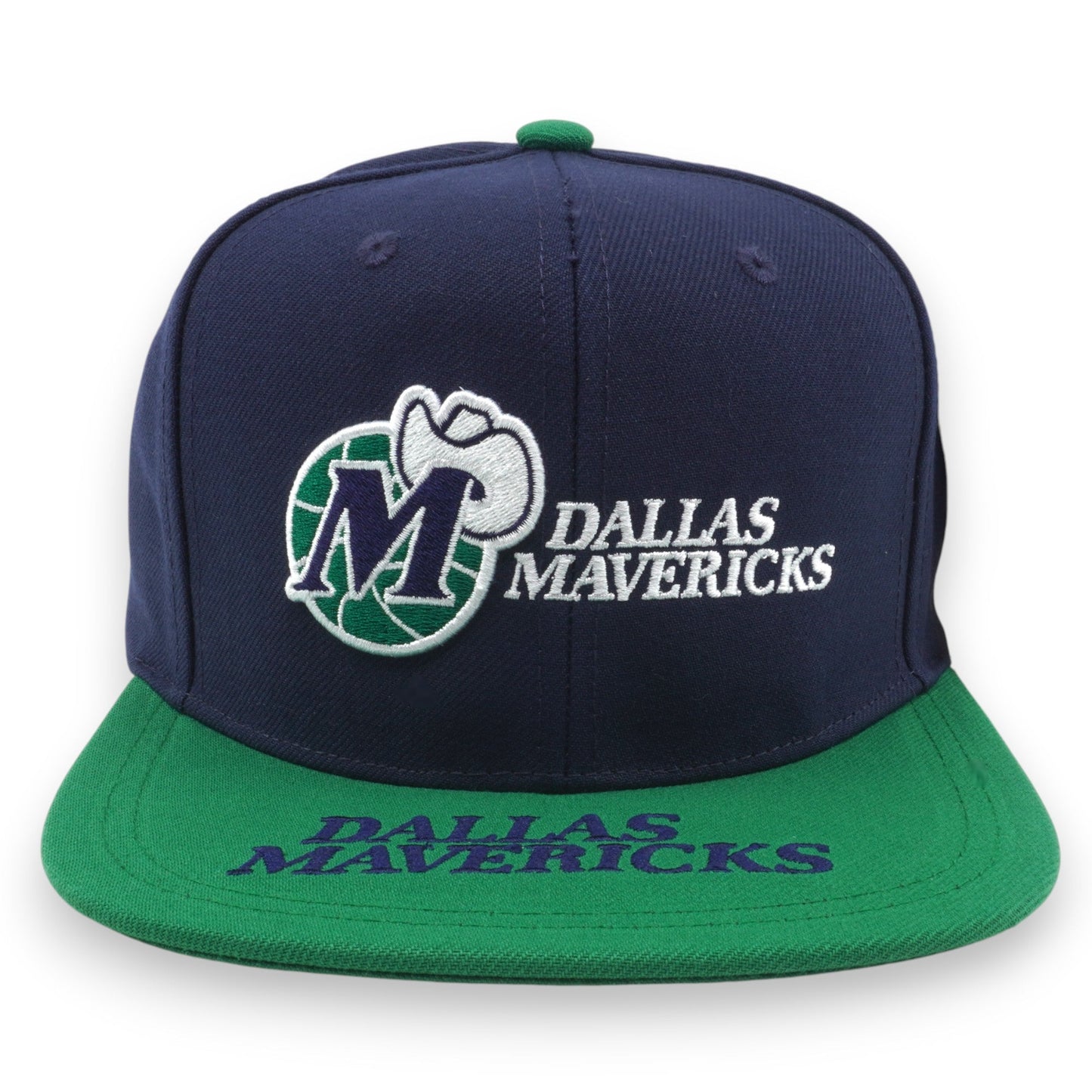 Men's Mitchell & Ness NBA Logo Bill Snapback Hwc Mavericks