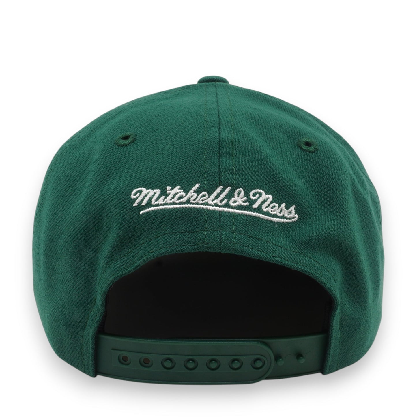 Men's Mitchell & Ness MLB Back To Basics Snapback Athletics - Green