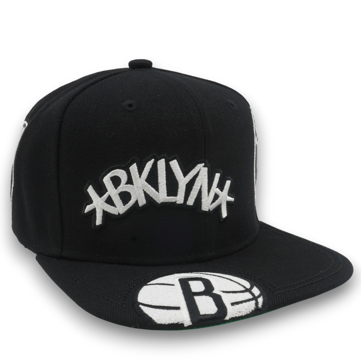 Men's Mitchell & Ness NBA Landed Snapback Nets - Black