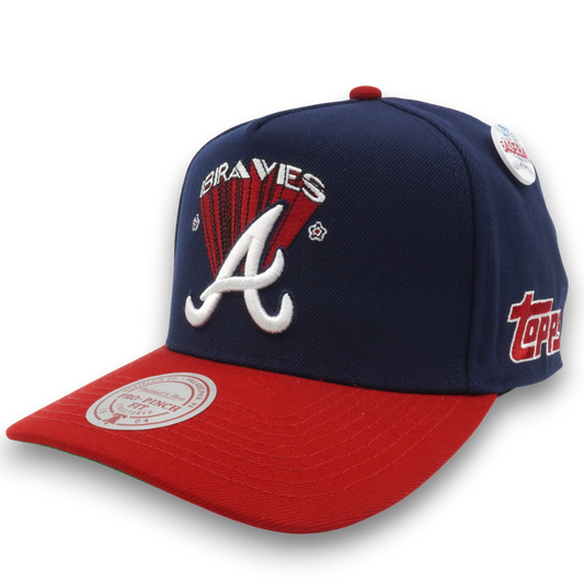 Men's Mitchell & Ness MLB Team Star Pro Snapback Braves - Blue