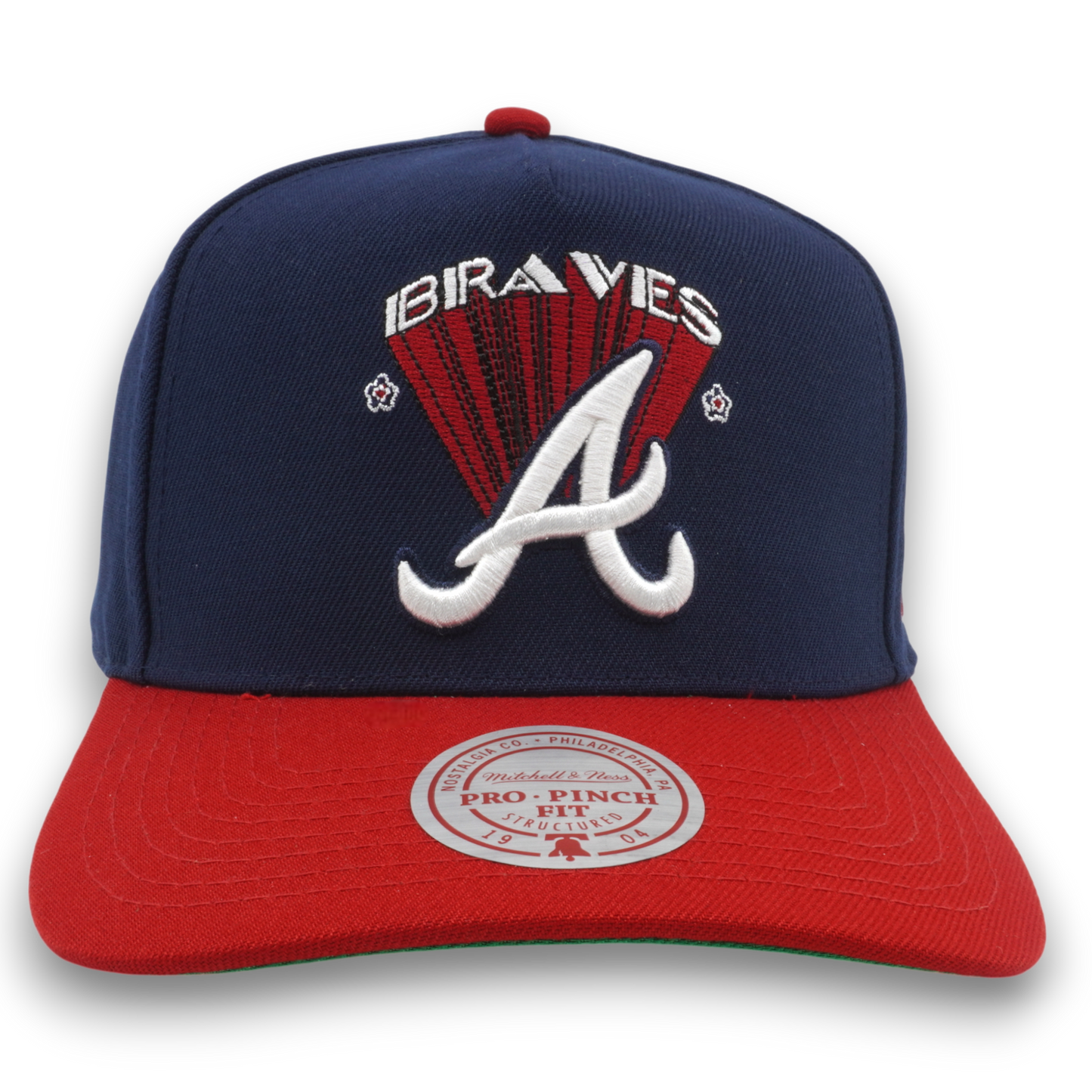 Men's Mitchell & Ness MLB Team Star Pro Snapback Braves - Blue