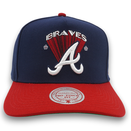 Mitchell & Ness Men's MLB Team Star Pro Snapback Braves Snapback Caps