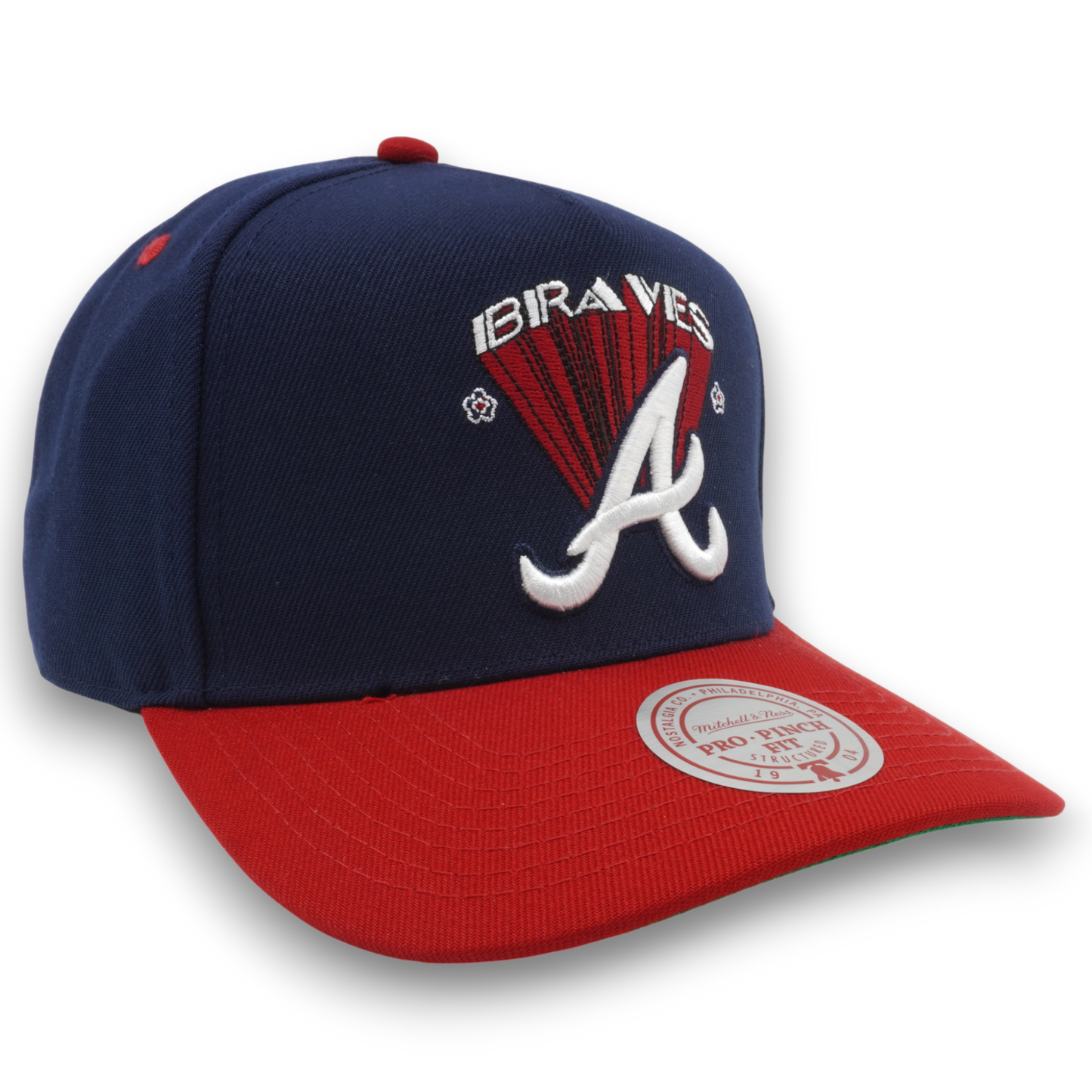 Men's Mitchell & Ness MLB Team Star Pro Snapback Braves - Blue