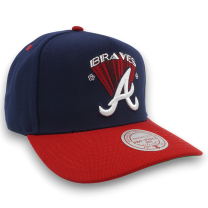 Mitchell & Ness Men's MLB Team Star Pro Snapback Braves Snapback Caps