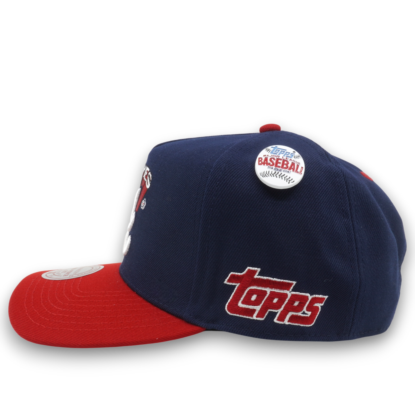 Men's Mitchell & Ness MLB Team Star Pro Snapback Braves - Blue