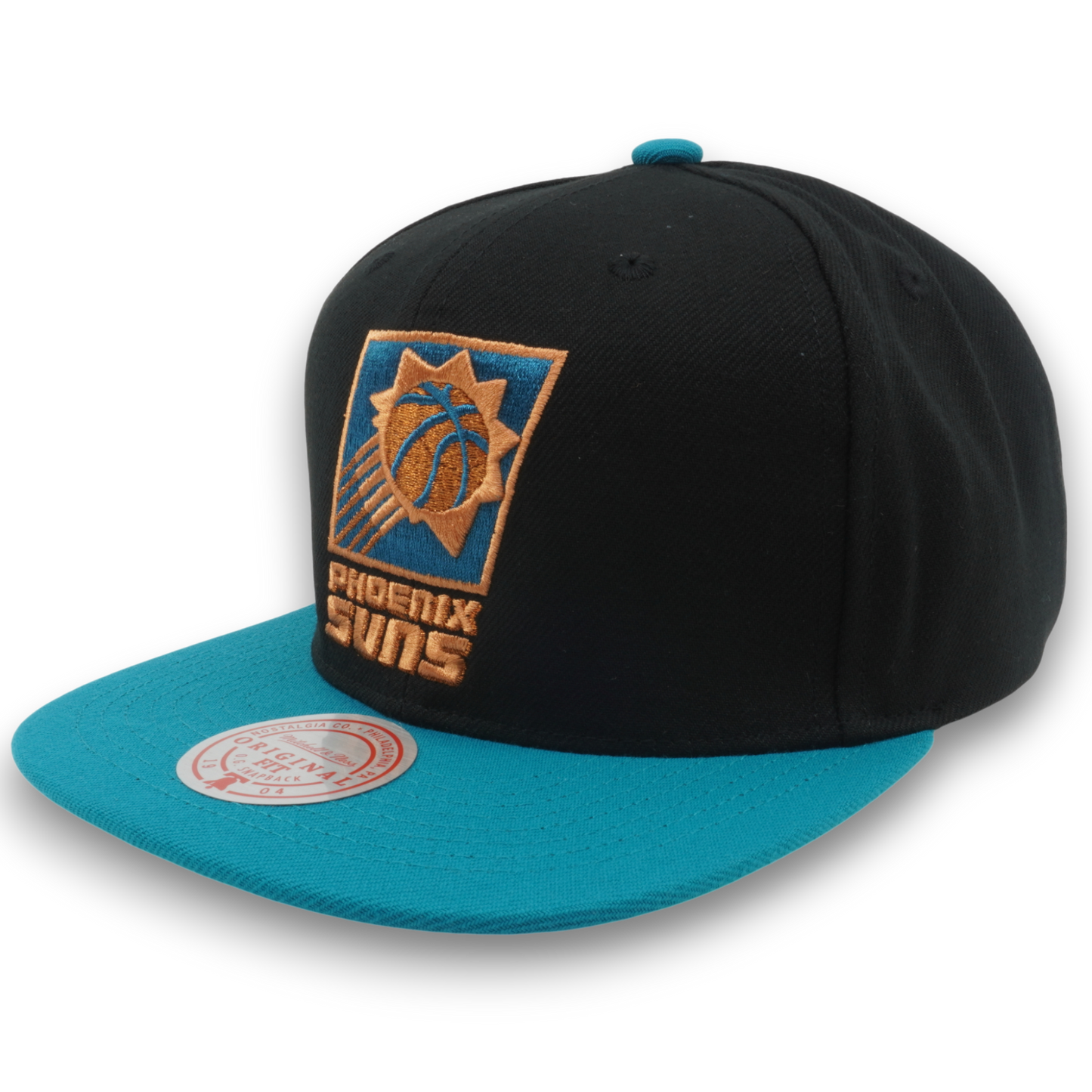 Men's Mitchell & Ness NBA Make Cents Snapback Hwc Suns - Black-Teal