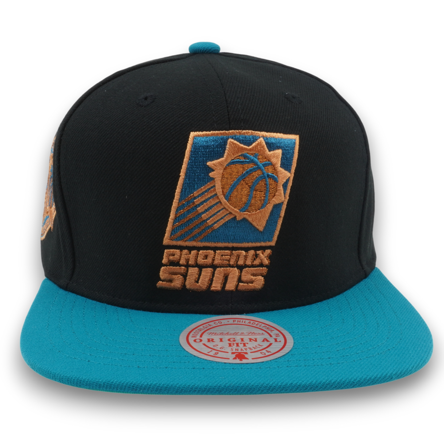 Men's Mitchell & Ness NBA Make Cents Snapback Hwc Suns - Black-Teal