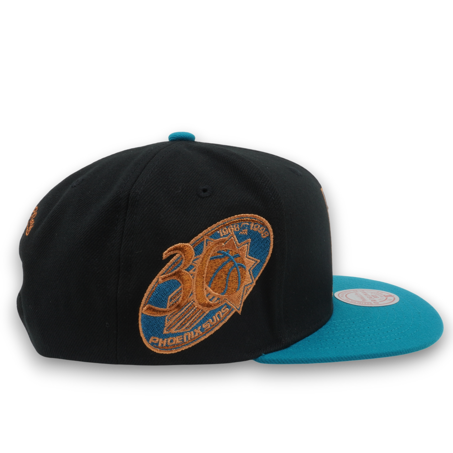 Men's Mitchell & Ness NBA Make Cents Snapback Hwc Suns - Black-Teal
