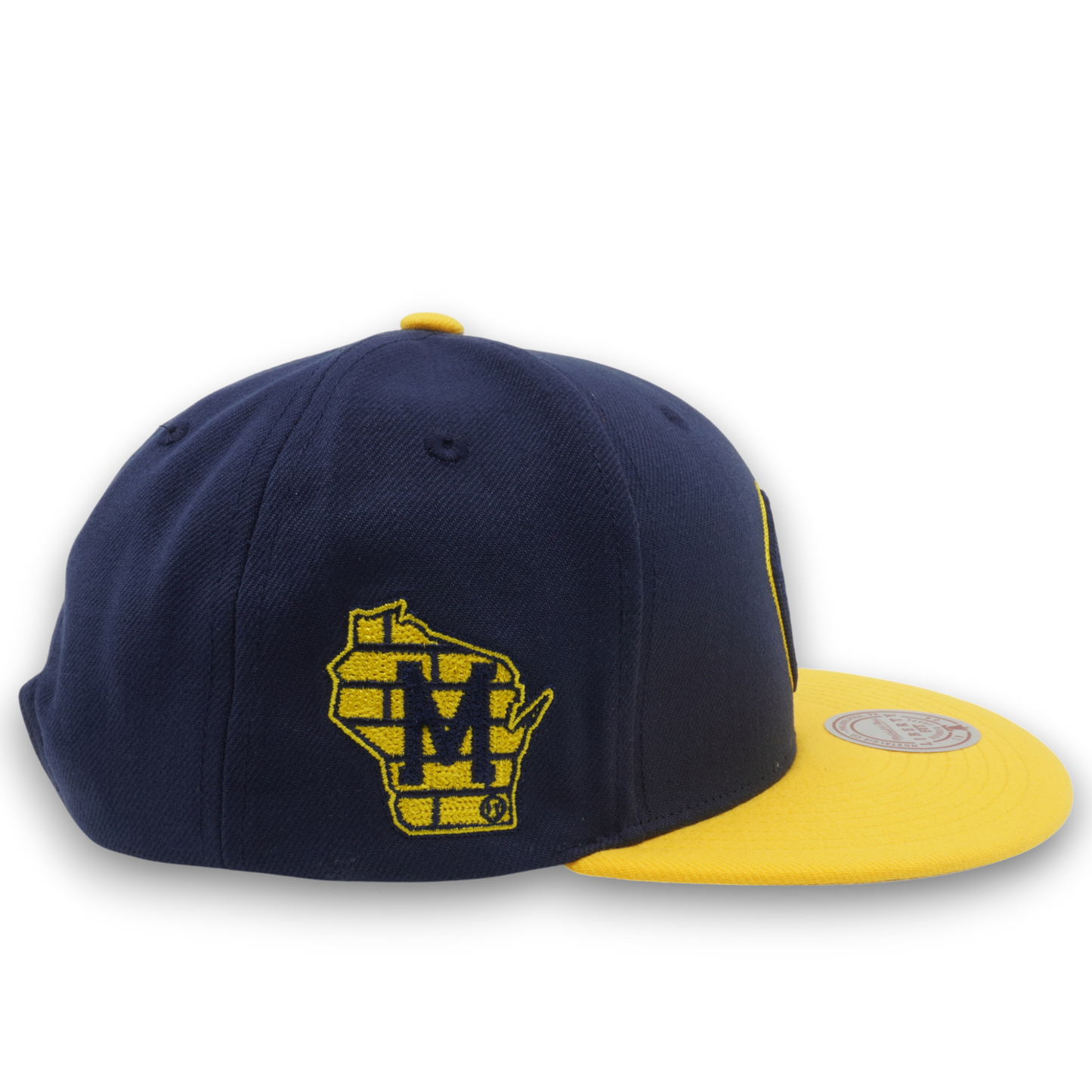 Men's Mitchell & Ness MLB Jump Off Snapback Brewers - Blue