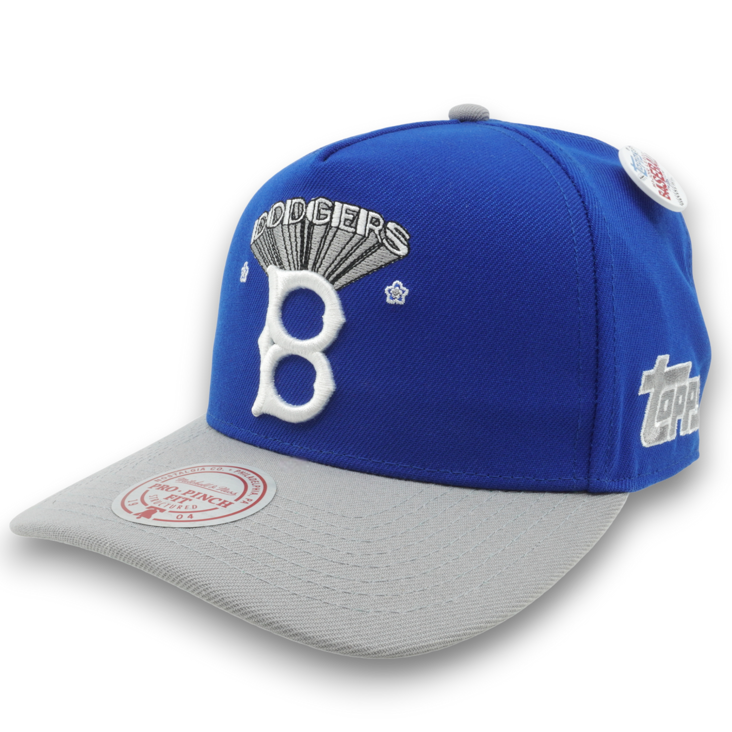 Men's Mitchell & Ness MLB Team Star Pro Snapback Coop Dodgers - Blue
