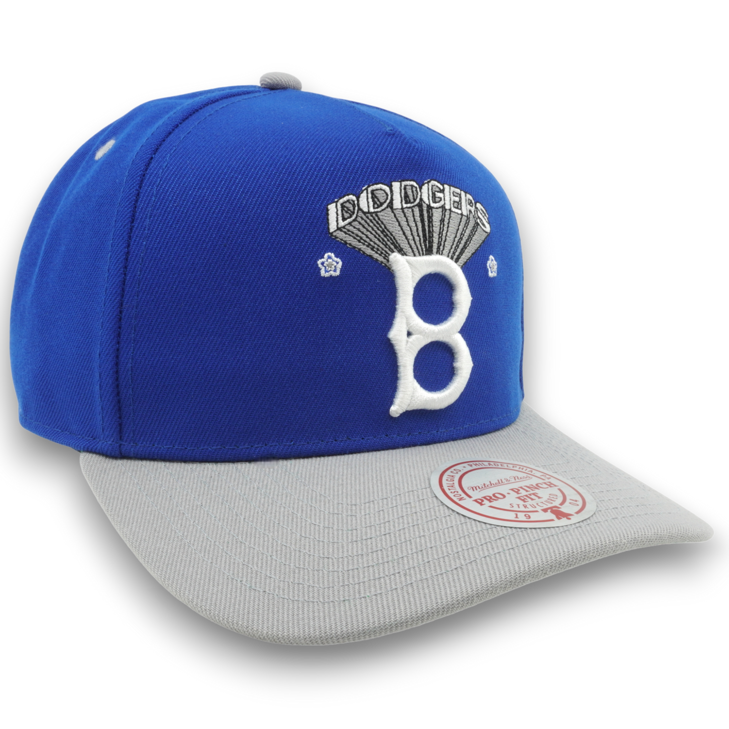 Men's Mitchell & Ness MLB Team Star Pro Snapback Coop Dodgers - Blue
