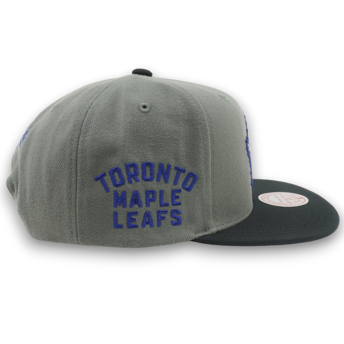 Mitchell & Ness Men's NHL Storm Front Snapback Maple Leafs Grey