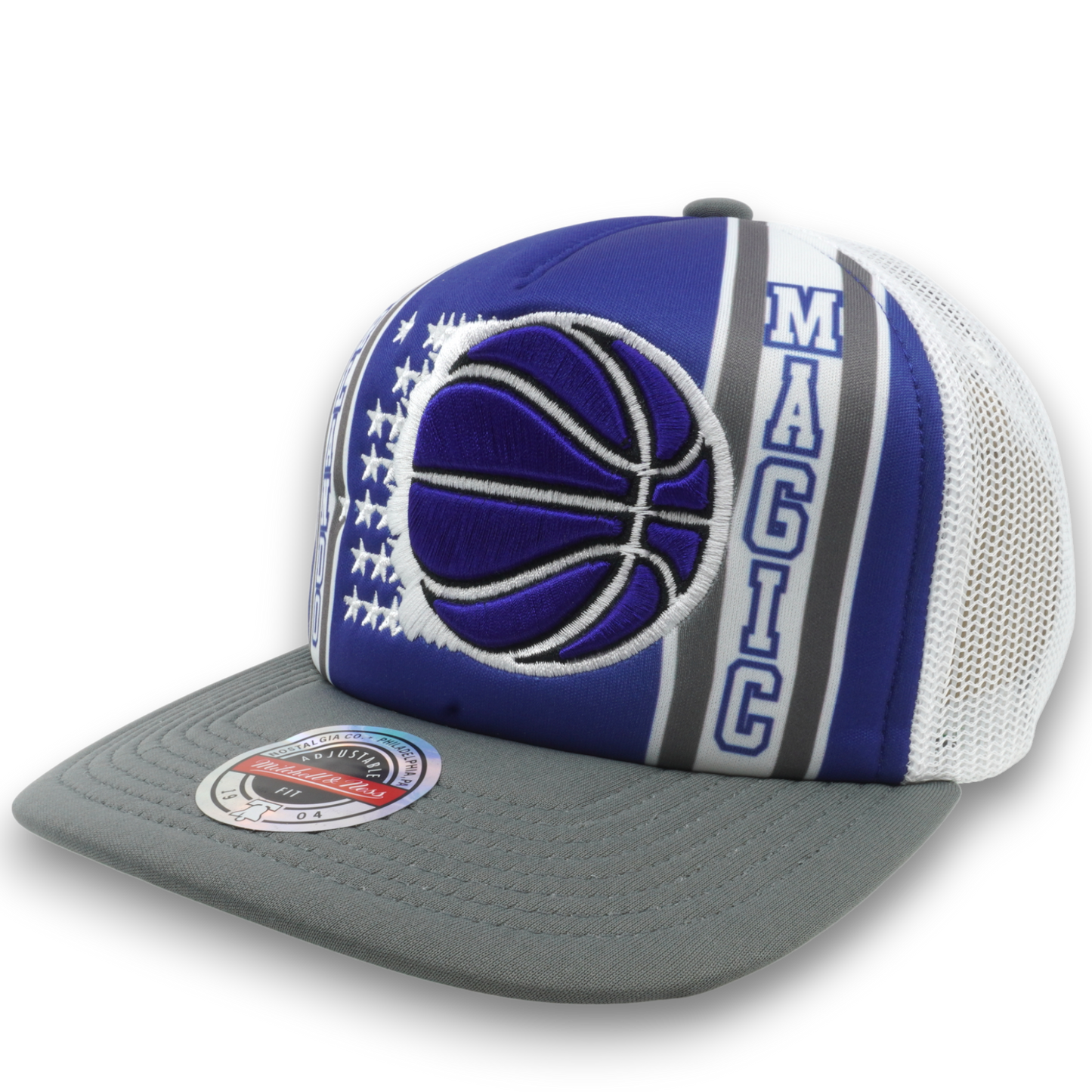 Men's Mitchell & Ness NBA Retro Trucker Snapback Hwc Magic
