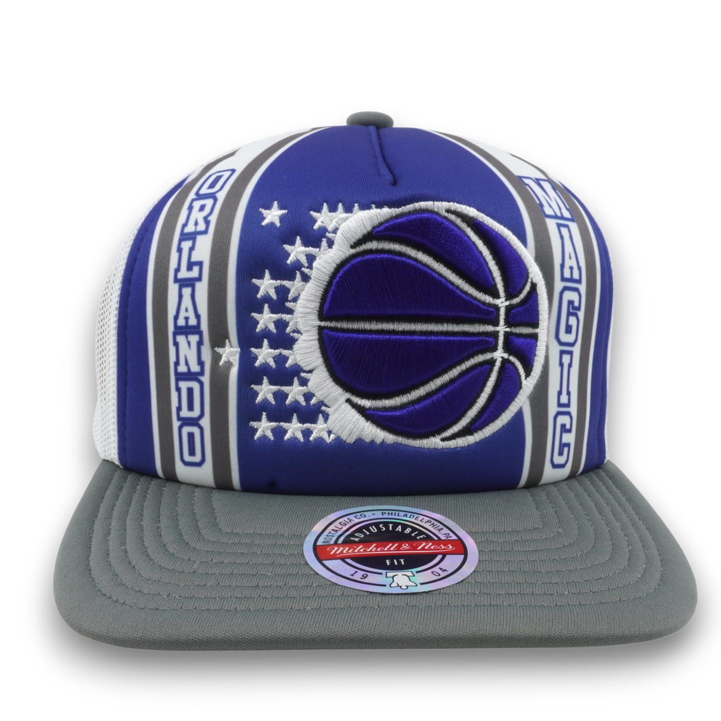 Men's Mitchell & Ness NBA Retro Trucker Snapback Hwc Magic