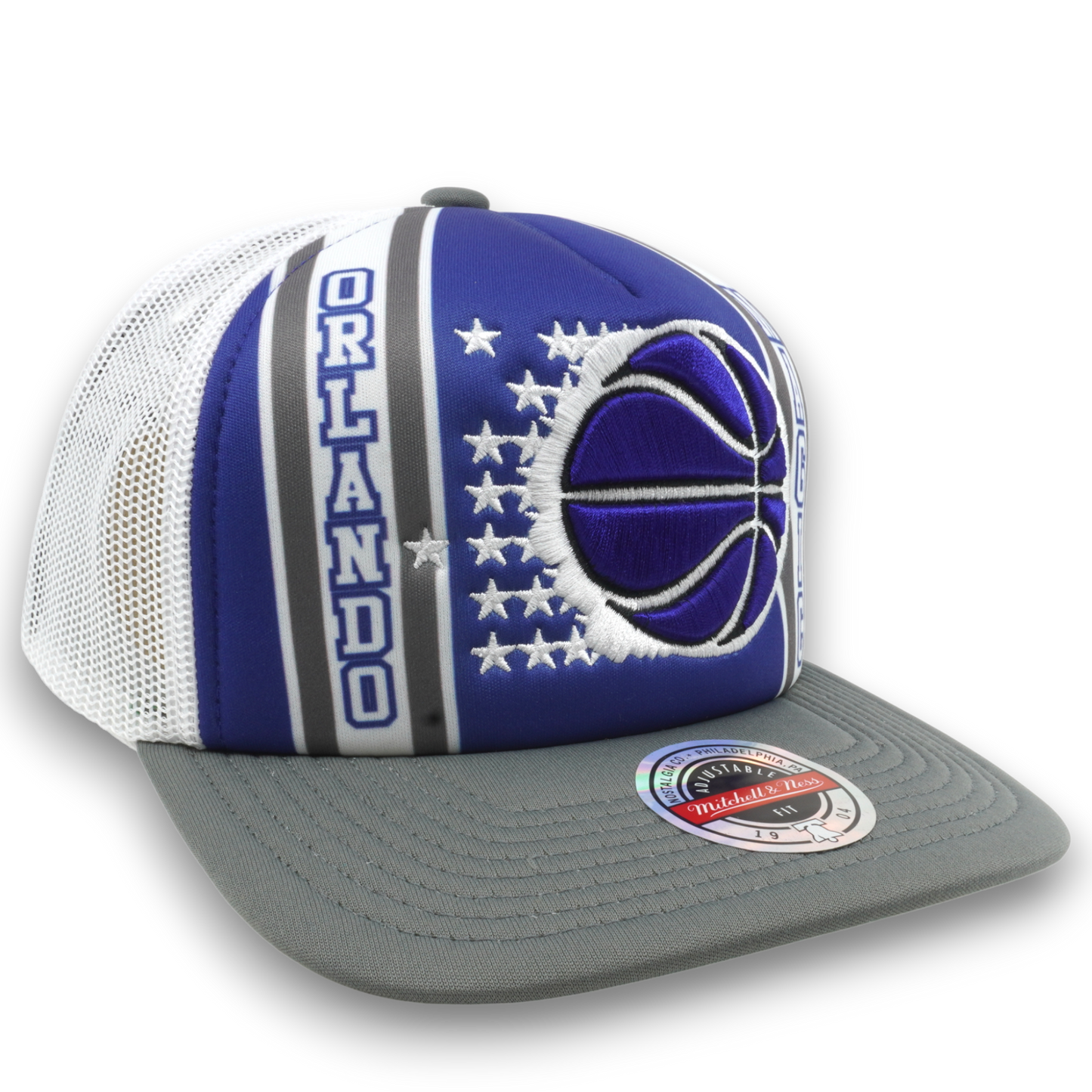 Men's Mitchell & Ness NBA Retro Trucker Snapback Hwc Magic