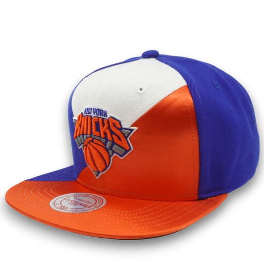 Mitchell & Ness Men's NBA Ny Knicks Quadriga Snapback Blue
