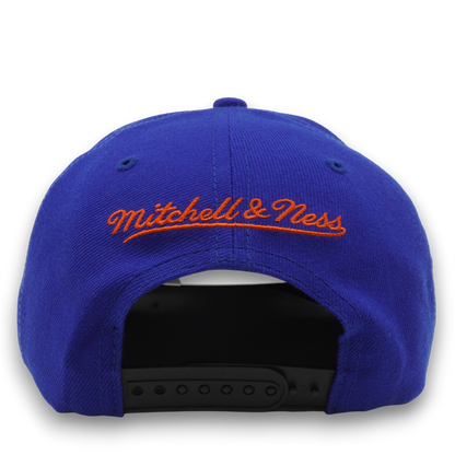 Mitchell & Ness Men's NBA Ny Knicks Quadriga Snapback Blue