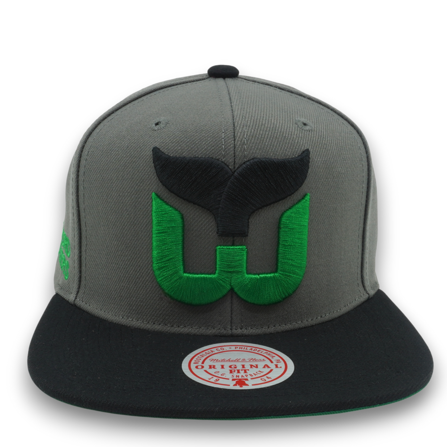 Men's Mitchell & Ness Nhl Storm Front Snapback Vntg Whalers - Grey