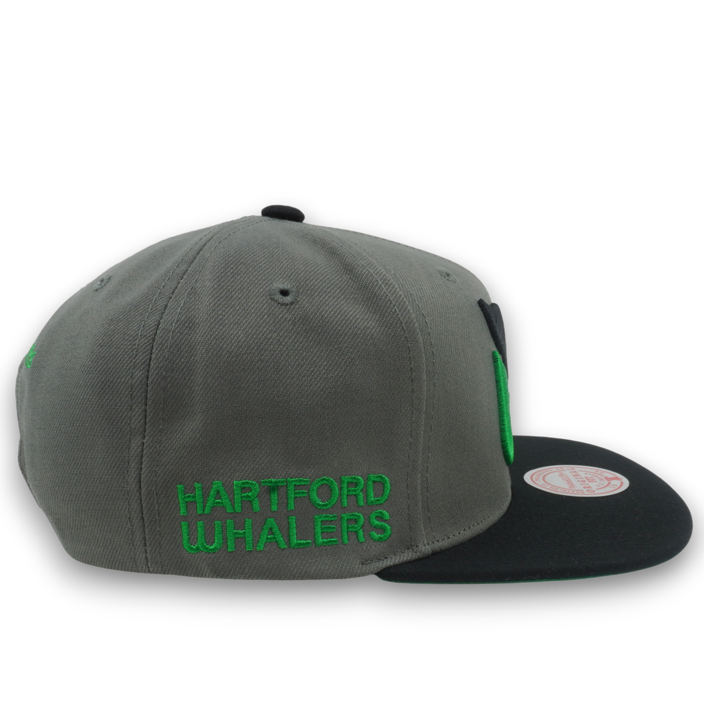 Men's Mitchell & Ness Nhl Storm Front Snapback Vntg Whalers - Grey