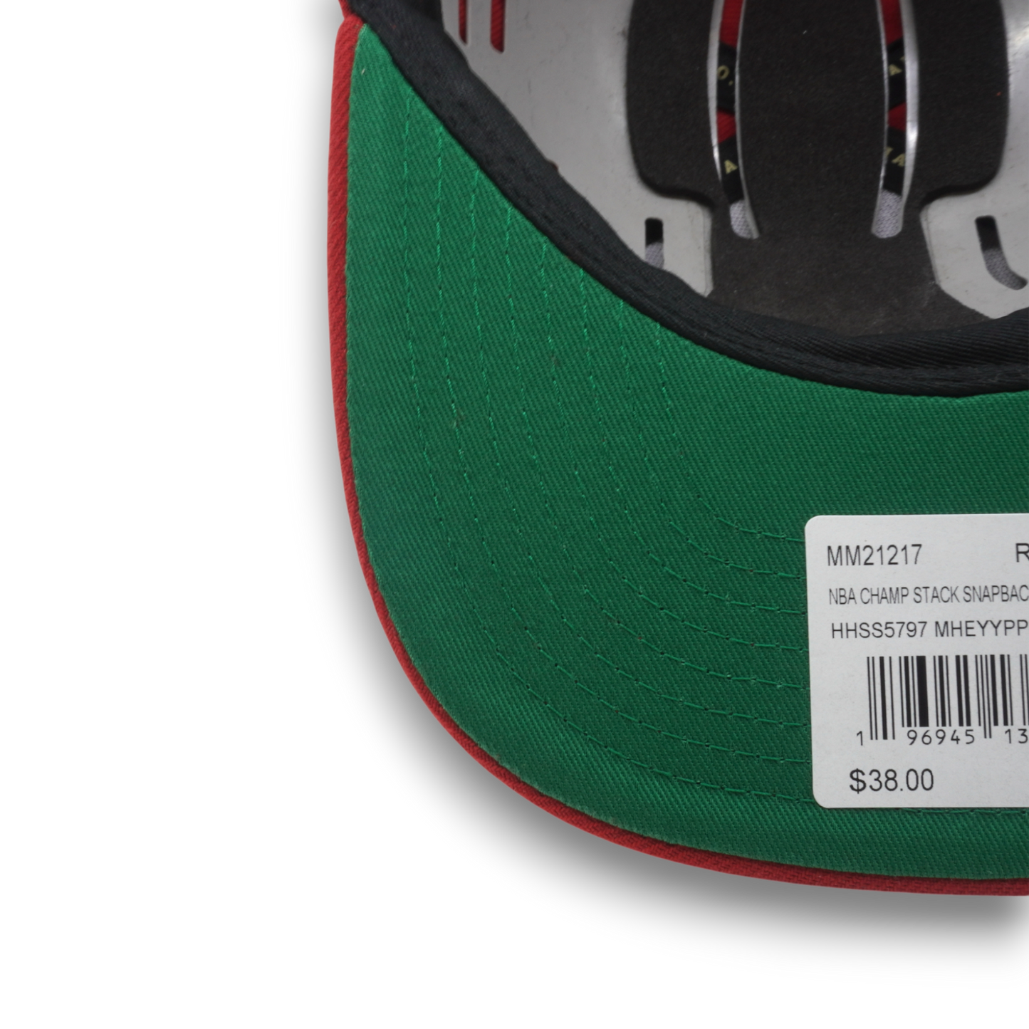 Men's Mitchell & Ness NBA Champ Stack Snapback Hwc Heat - Red