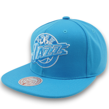 Mitchell & Ness Men's NBA Back To Basics Snapback Hwc Jazz Snapback Caps
