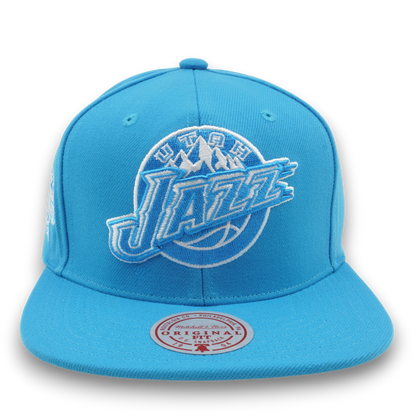 Mitchell & Ness Men's NBA Back To Basics Snapback Hwc Jazz Snapback Caps