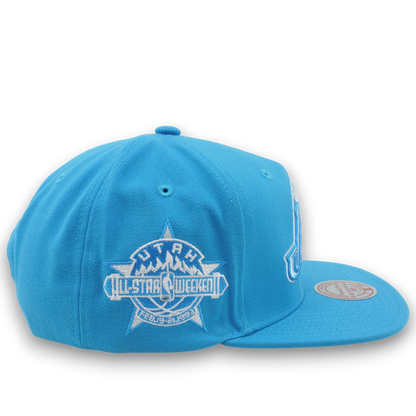 Mitchell & Ness Men's NBA Back To Basics Snapback Hwc Jazz Snapback Caps