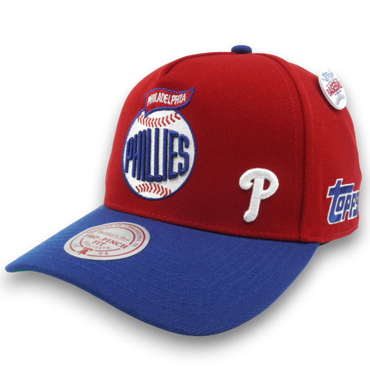 Mitchell & Ness Men's MLB Team Ball Pro Snapback Phillies Red