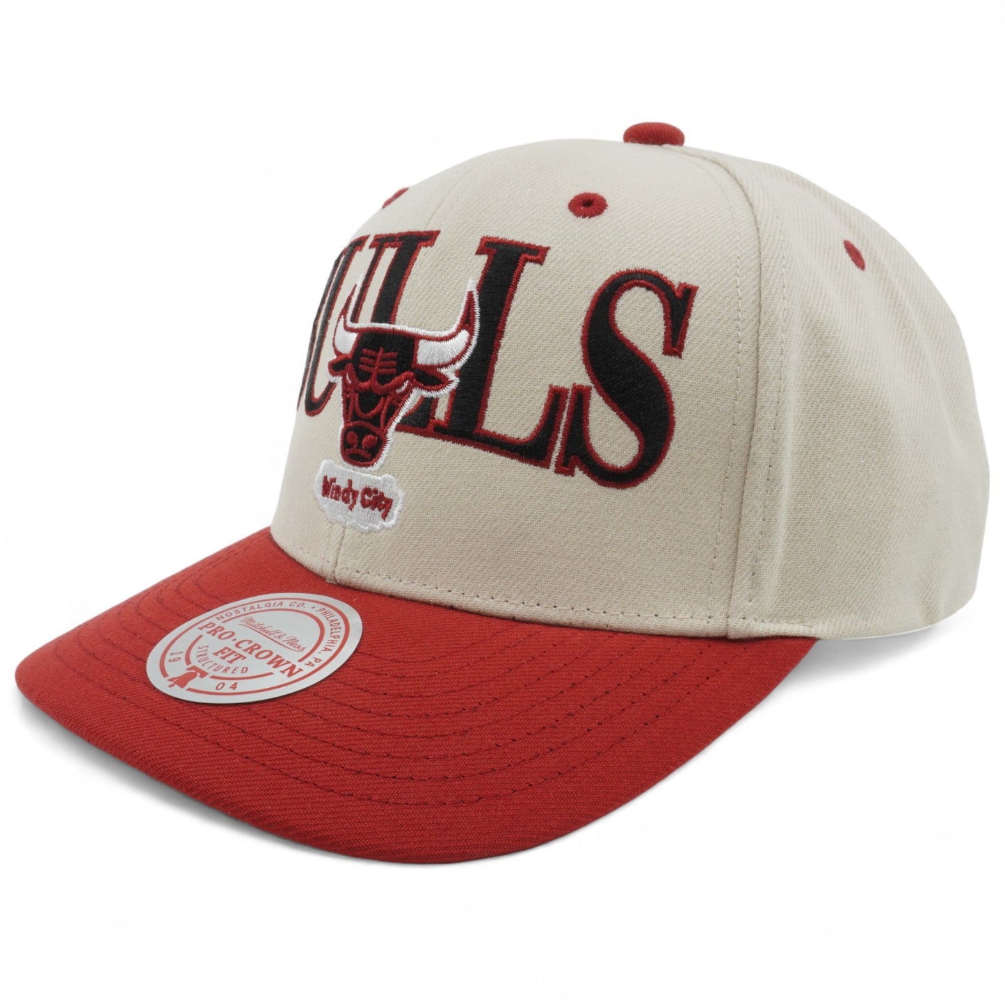 Men's Mitchell & Ness NBA Off With The Crown Snapback Hwc Bulls
