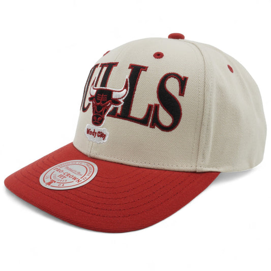 Men's Mitchell & Ness NBA Off With The Crown Snapback Hwc Bulls