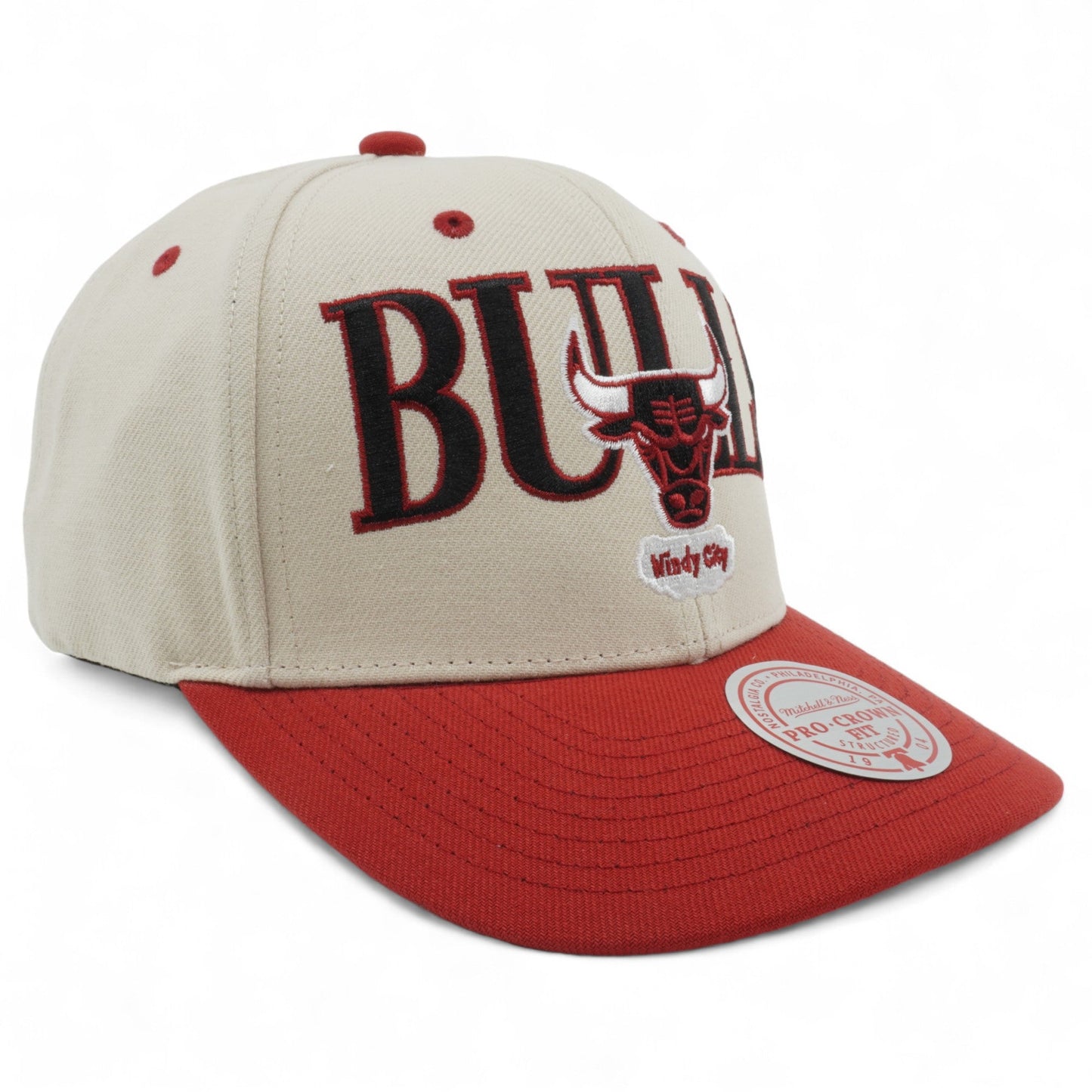 Men's Mitchell & Ness NBA Off With The Crown Snapback Hwc Bulls