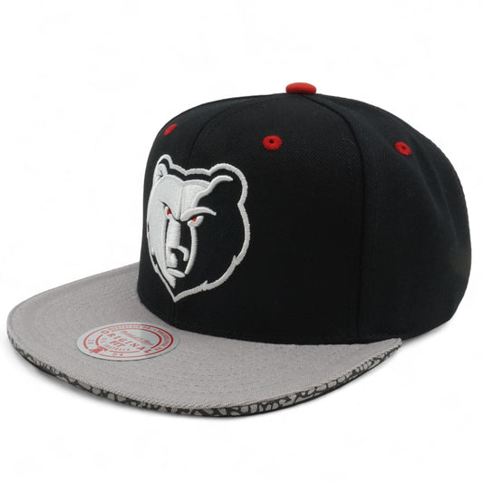 Men's Mitchell & Ness NBA Three Collection Snapback Grizzlies