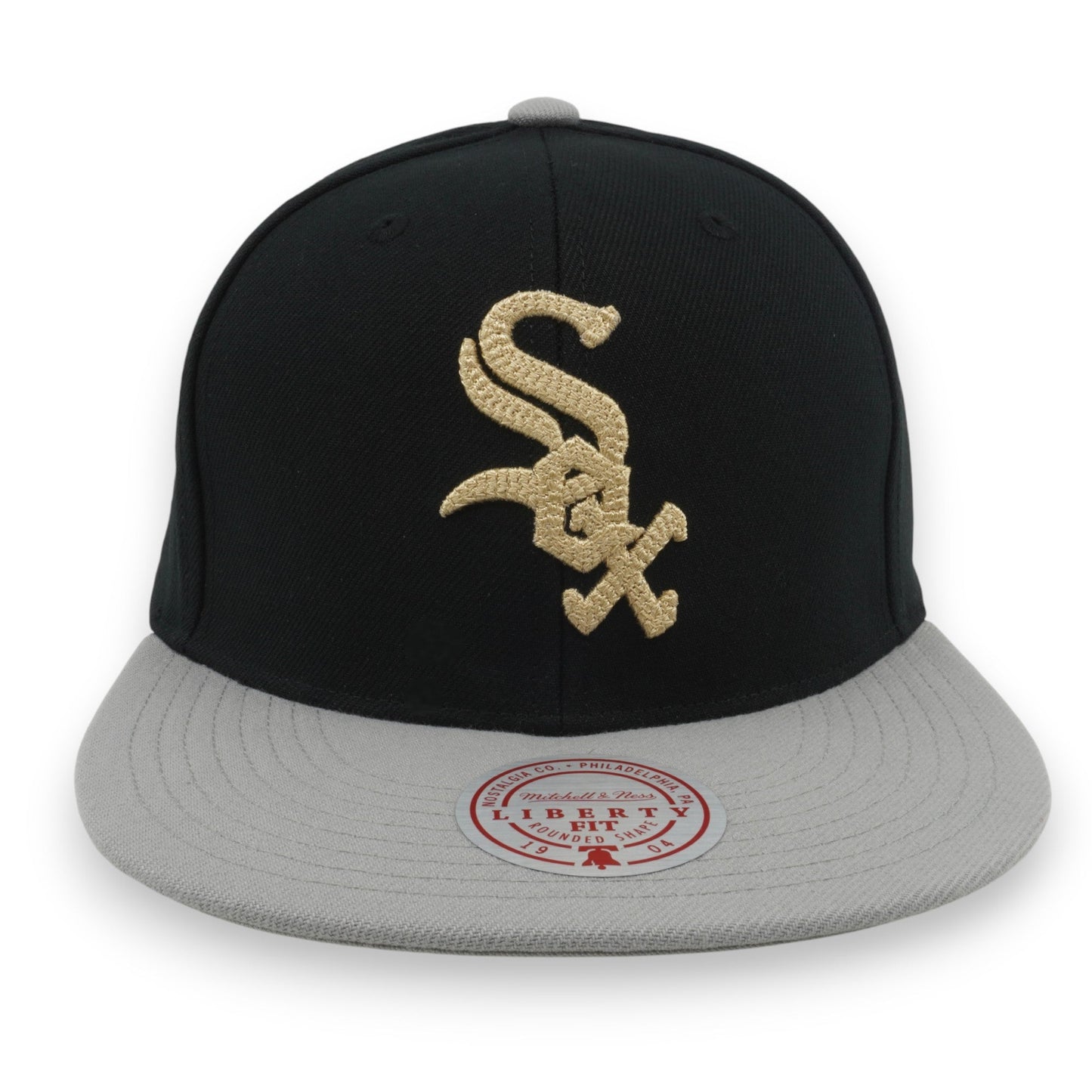 Men's Mitchell & Ness MLB Jump Off Snapback White Sox - Black