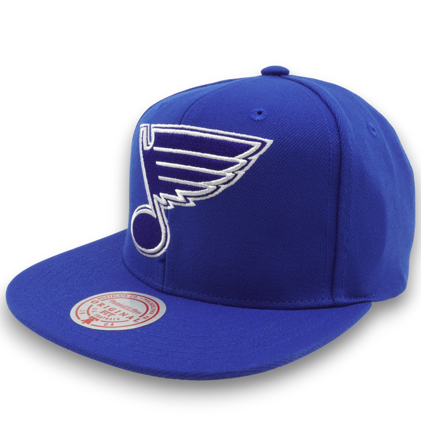 Men's Mitchell & Ness Nhl Back To Basics Snapback Blues - Blue