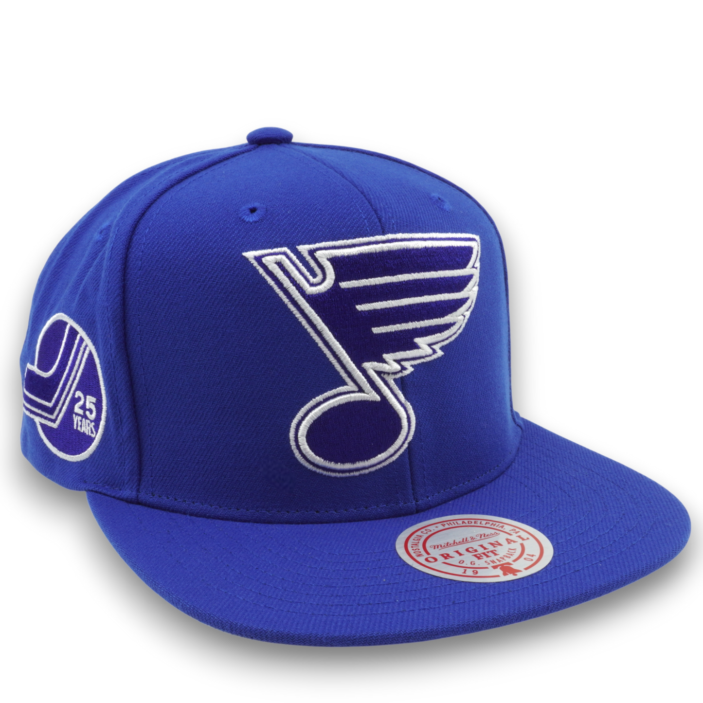 Men's Mitchell & Ness Nhl Back To Basics Snapback Blues - Blue