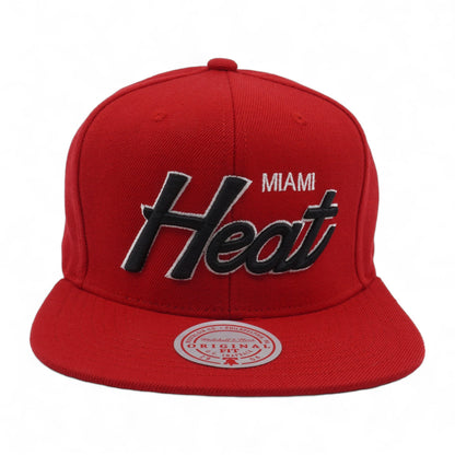 Mitchell & Ness Men's NBA Script Heat