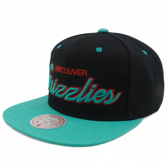 Mitchell & Ness Men's NBA Script Pop Snapback Grizzlies Snapback Caps