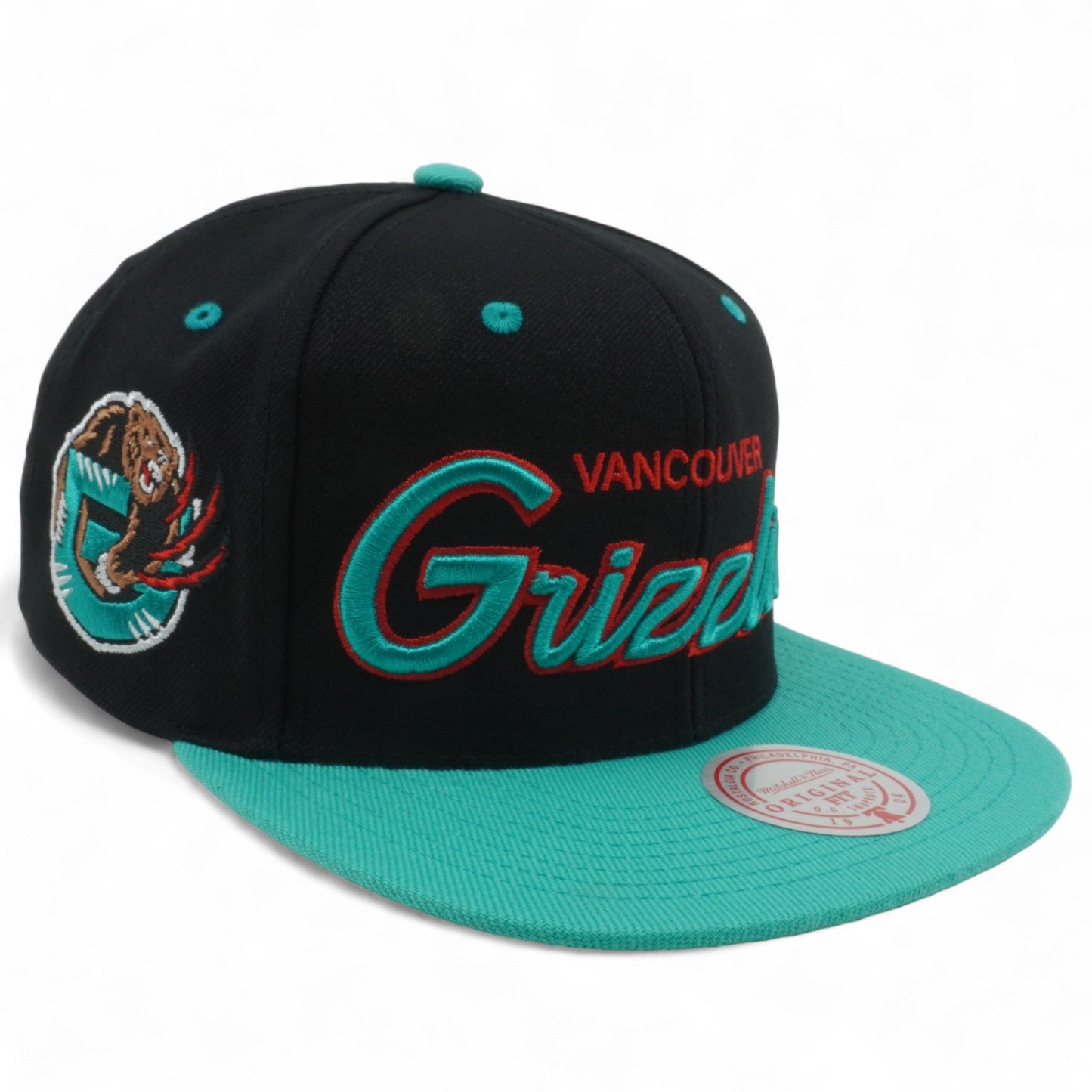 Men's Mitchell & Ness NBA Script Pop Snapback Grizzlies