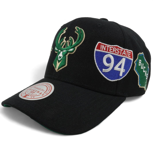 Mitchell & Ness Men's NBA Hyper Local Pro Crown Bucks