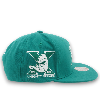 Mitchell & Ness Men's NHL Back To Basics Snapback Vntg Ducks Snapback Caps