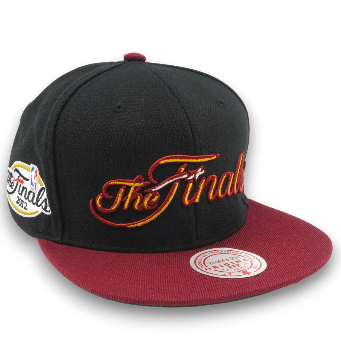 Men's Mitchell & Ness NBA The Finals Snapback Heat - Black-Red