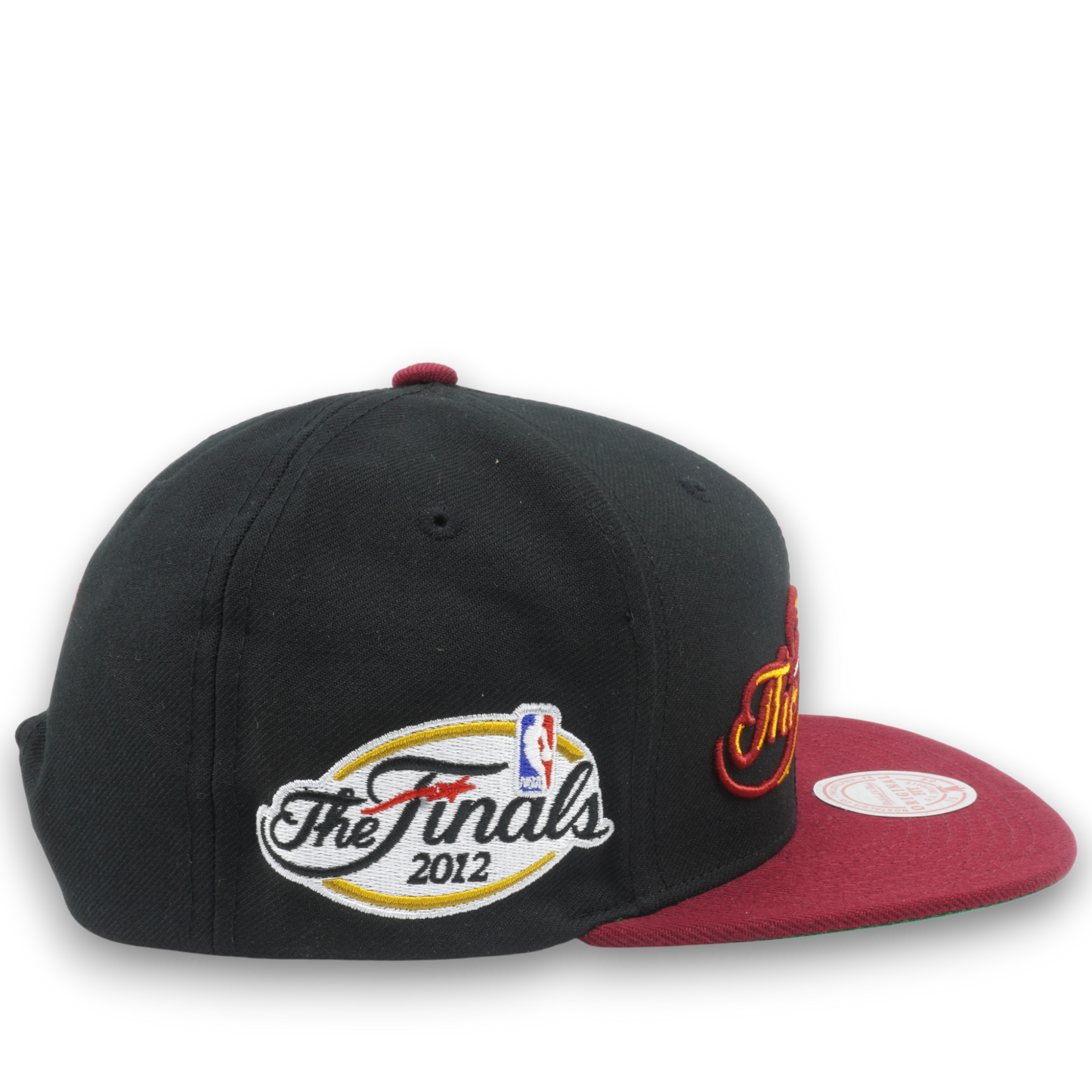 Men's Mitchell & Ness NBA The Finals Snapback Heat - Black-Red