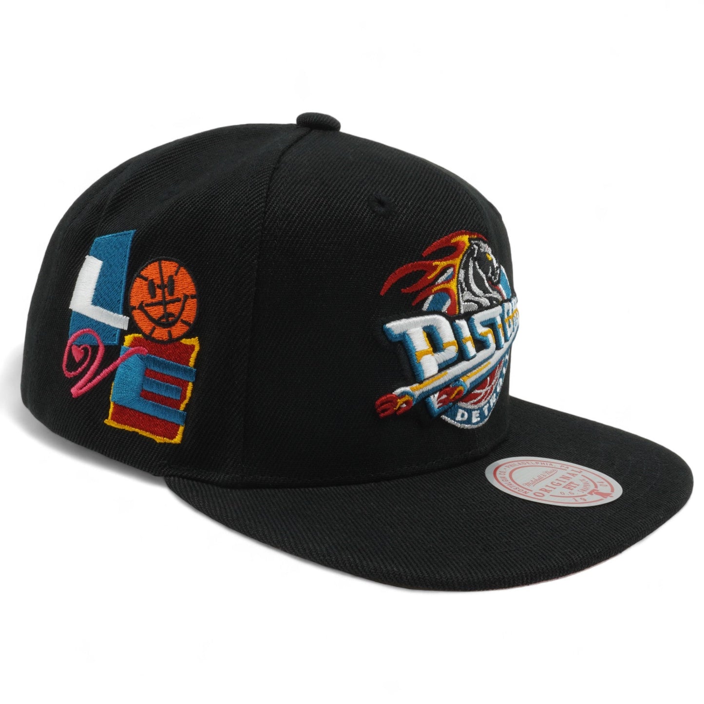 Mitchell & Ness Men's NBA All Love Snapback Hwc Pistons Snapback Caps