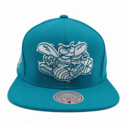 Mitchell & Ness Men's NBA Back To Basics Snapback Hwc Hornets Snapback Caps